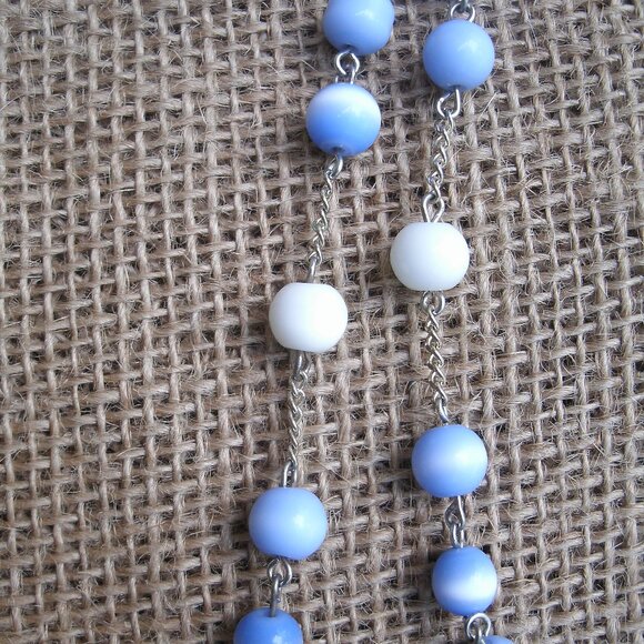 Handmade Crucifix Rosary Cats Eye Beads St Francis - Picture 5 of 12